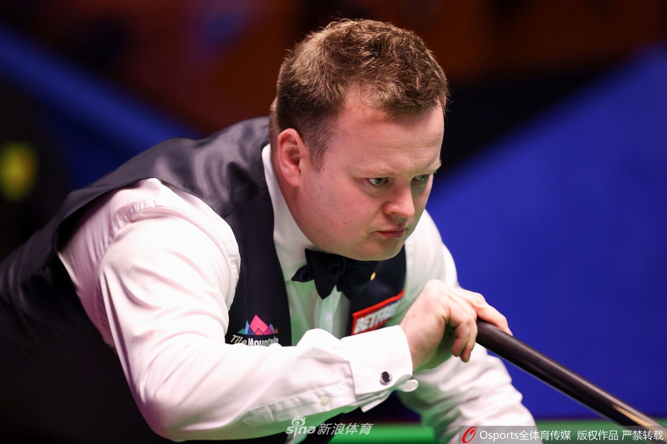 斯诺克世锦赛1/8决赛：颜丙涛暂落后墨菲