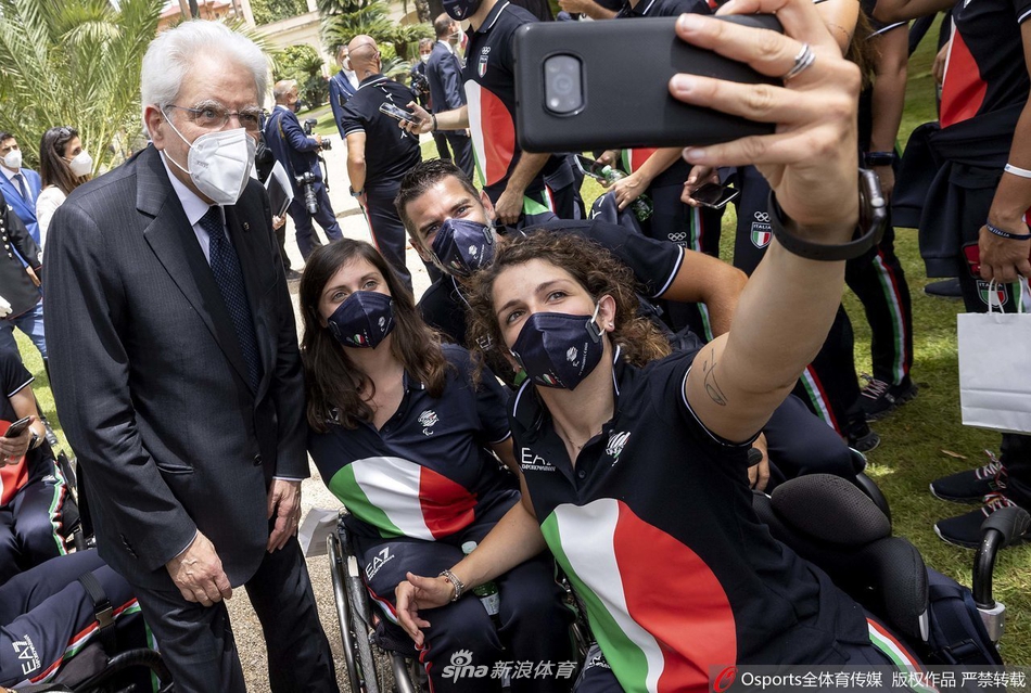 东京奥运会意大利代表团出征仪式