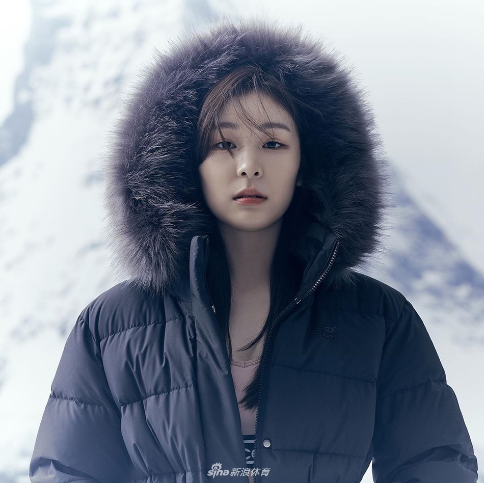 花滑女王金妍儿冬日广告大片