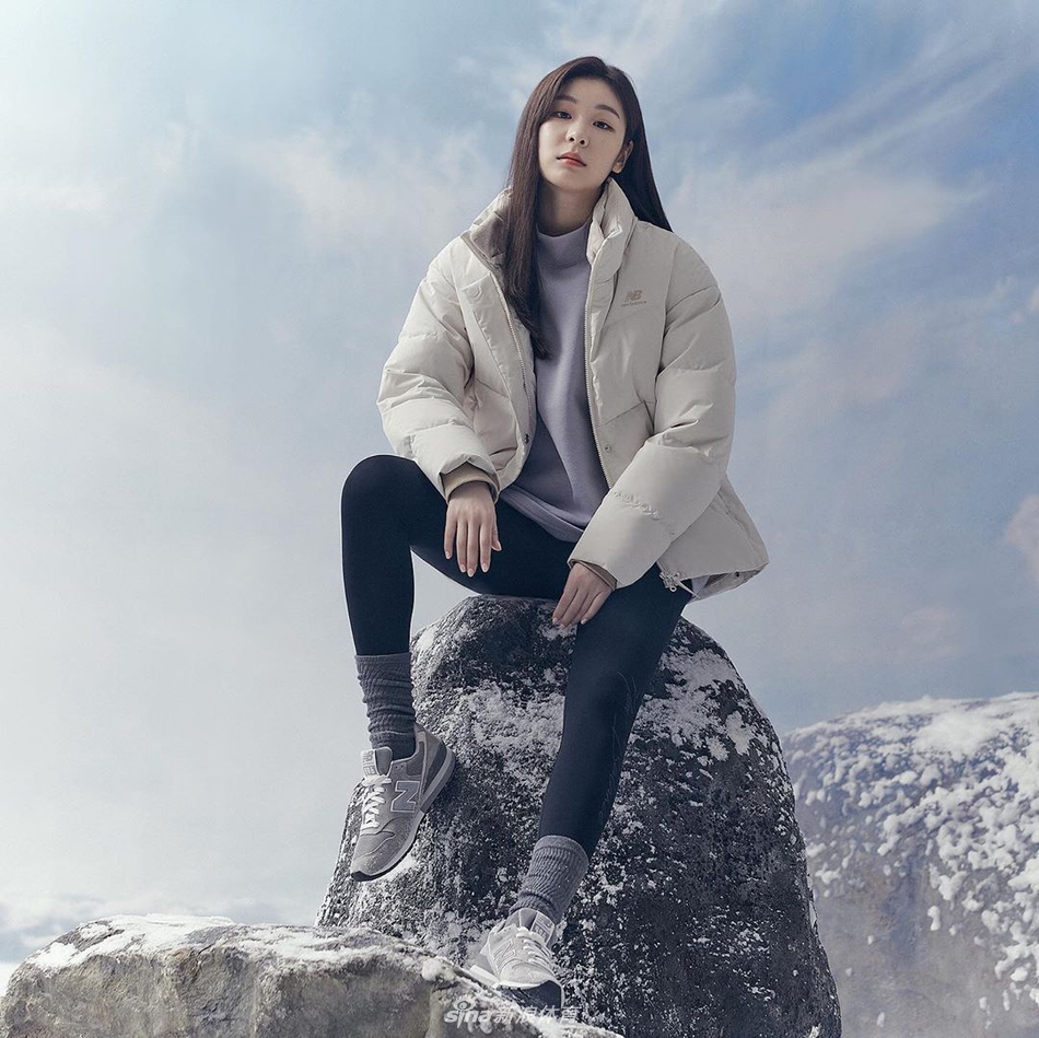 花滑女王金妍儿冬日广告大片