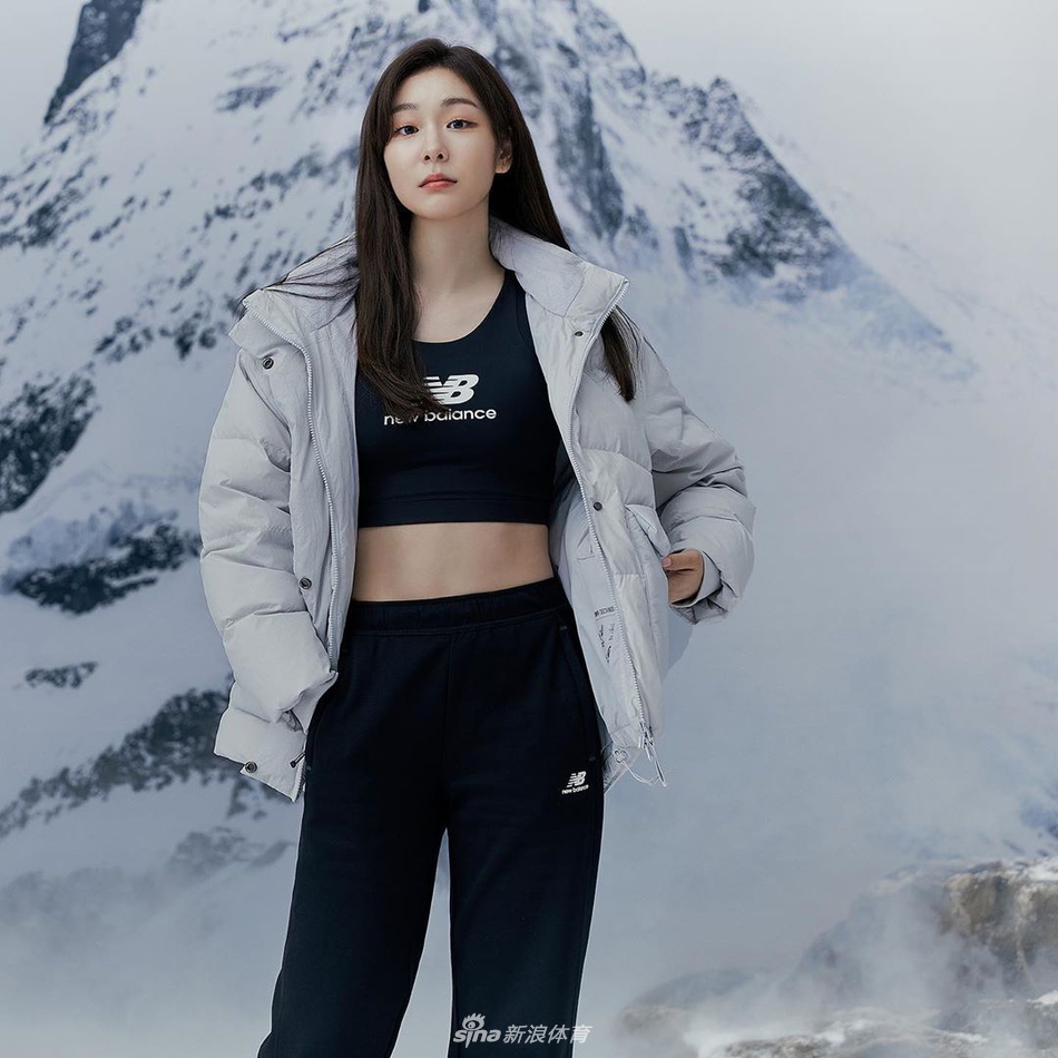 花滑女王金妍儿冬日广告大片