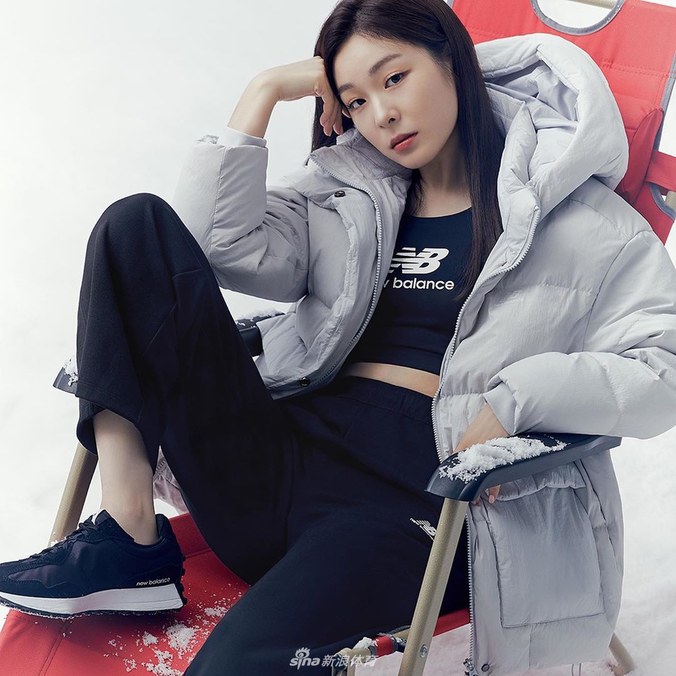 花滑女王金妍儿冬日广告大片