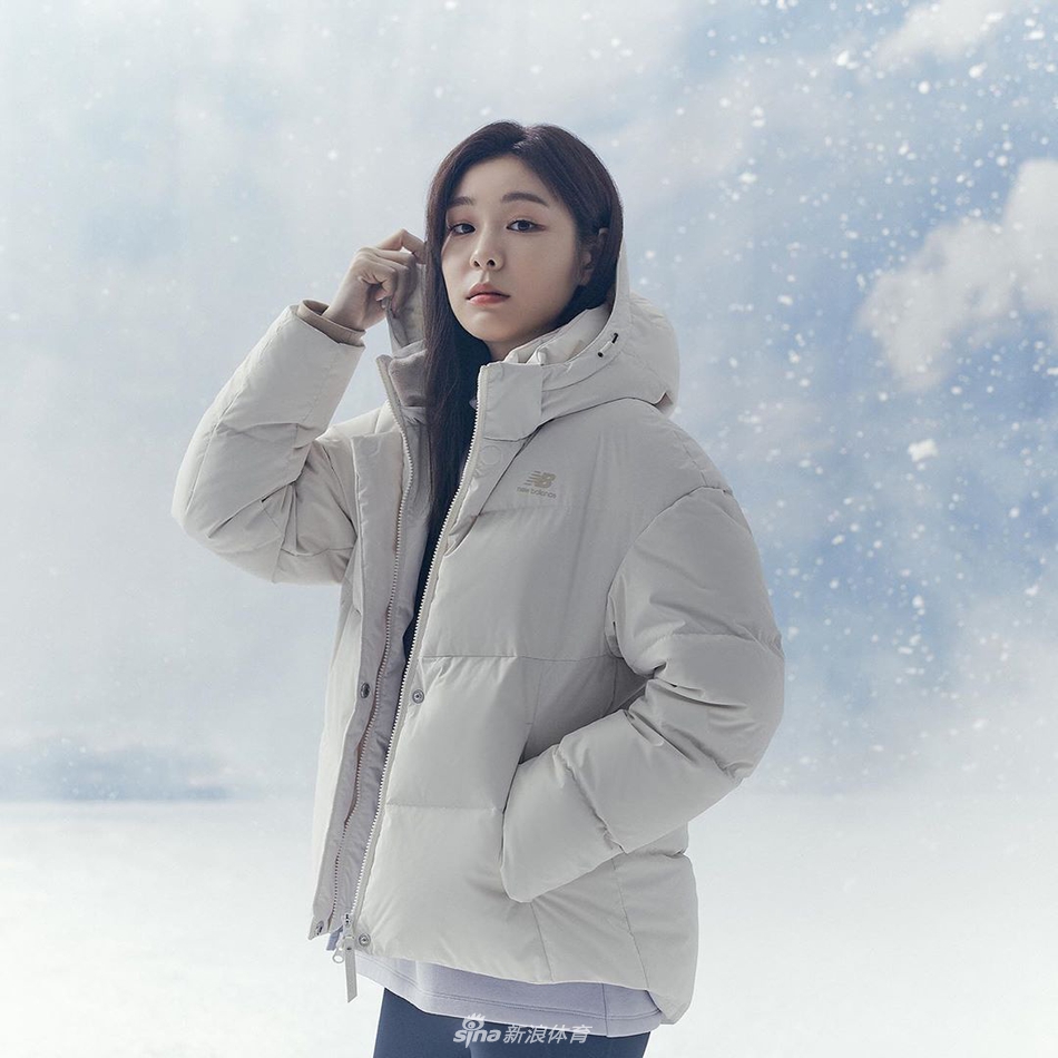 花滑女王金妍儿冬日广告大片