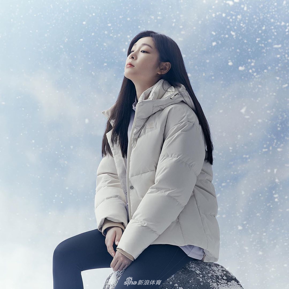 花滑女王金妍儿冬日广告大片