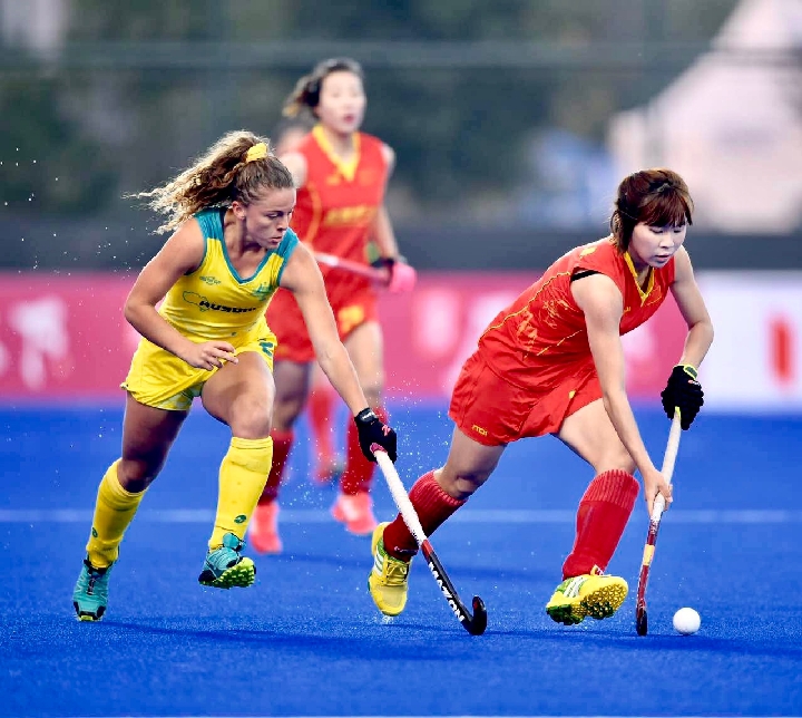 女子曲棍球世界冠军杯中国队挺进四强