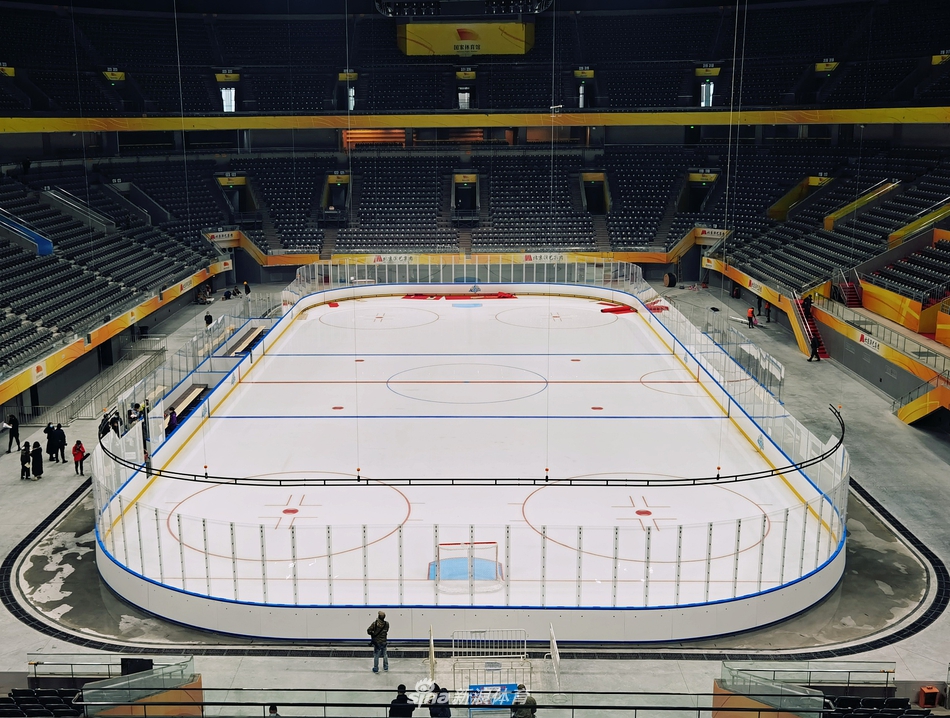 冬奥场馆测试赛前场地、赛道调试现场