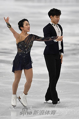 花滑世锦赛隋文静/韩聪短节目第二