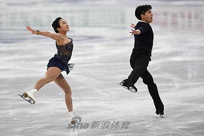 花滑世锦赛隋文静/韩聪短节目第二