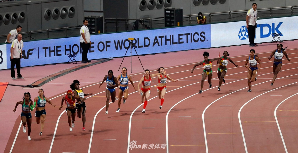 田径世锦赛女子4X100米接力 中国队晋级决赛