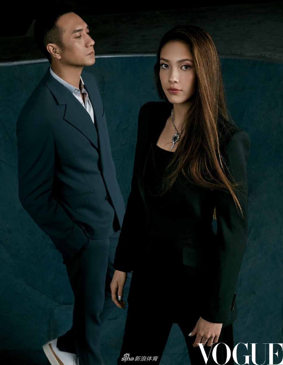 冰雪公主谷爱凌与演员黄觉拍摄时尚写真