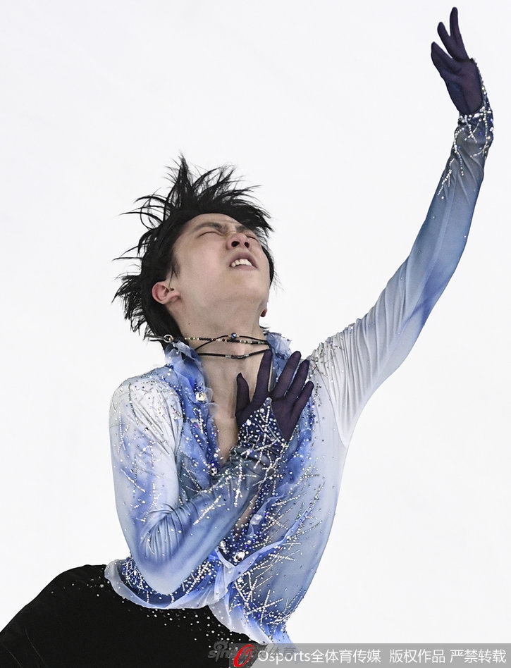花滑大奖赛羽生结弦短节目创新世界纪录