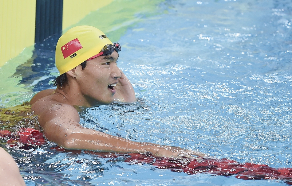 短池游泳世界杯徐嘉余200仰夺金