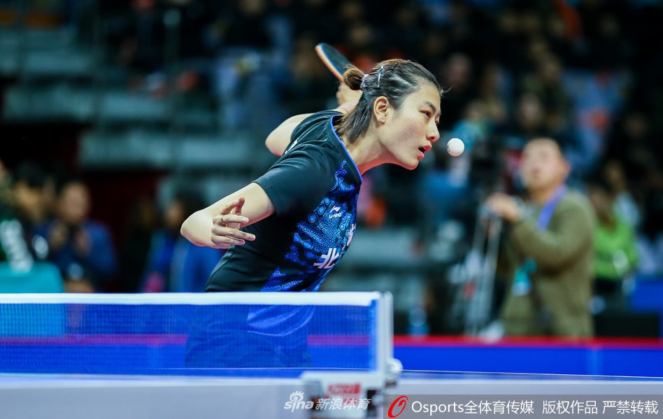 乒超联赛第6轮王曼昱胜丁宁