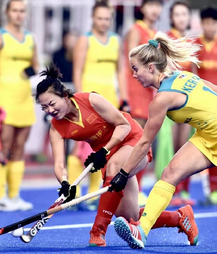 女子曲棍球世界冠军杯中国队挺进四强