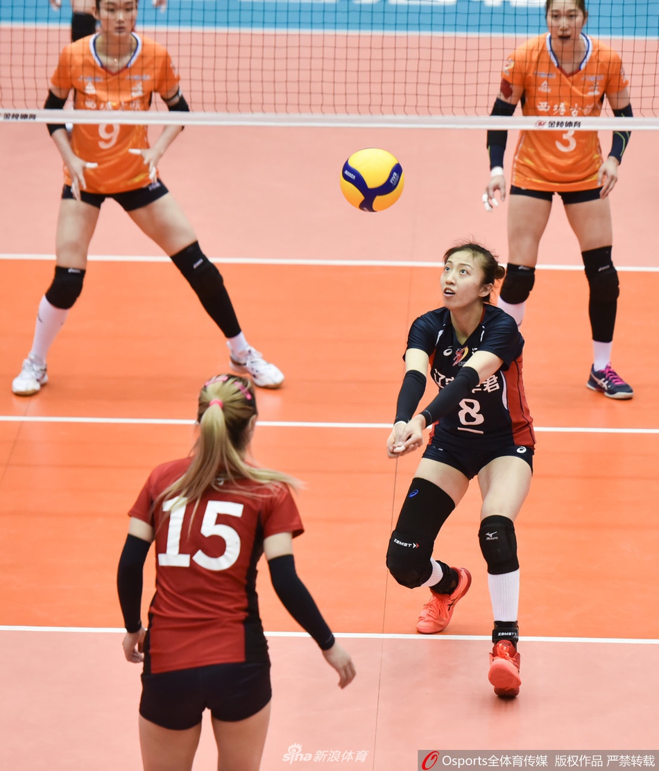 全运女排资格赛辽宁3-0浙江