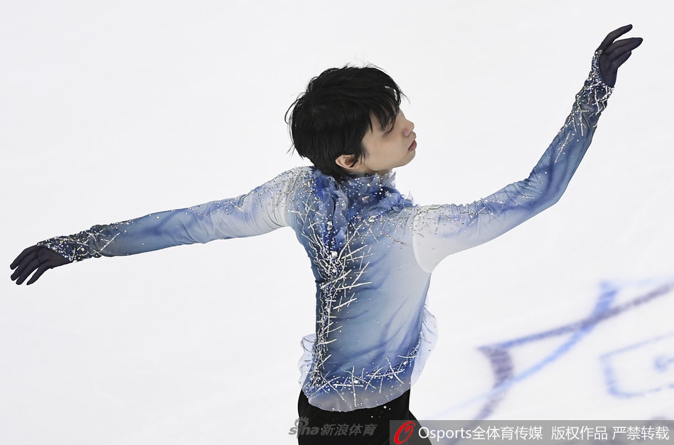 花滑大奖赛羽生结弦短节目创新世界纪录