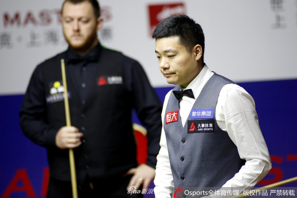 斯诺克上海大师赛1/8决赛:丁俊晖6-3艾伦