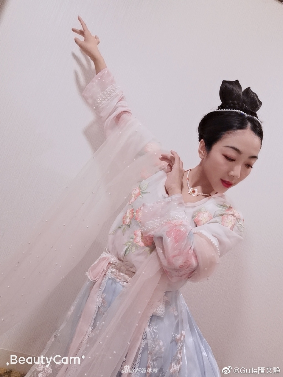 隋文静汉服自拍如仙女
