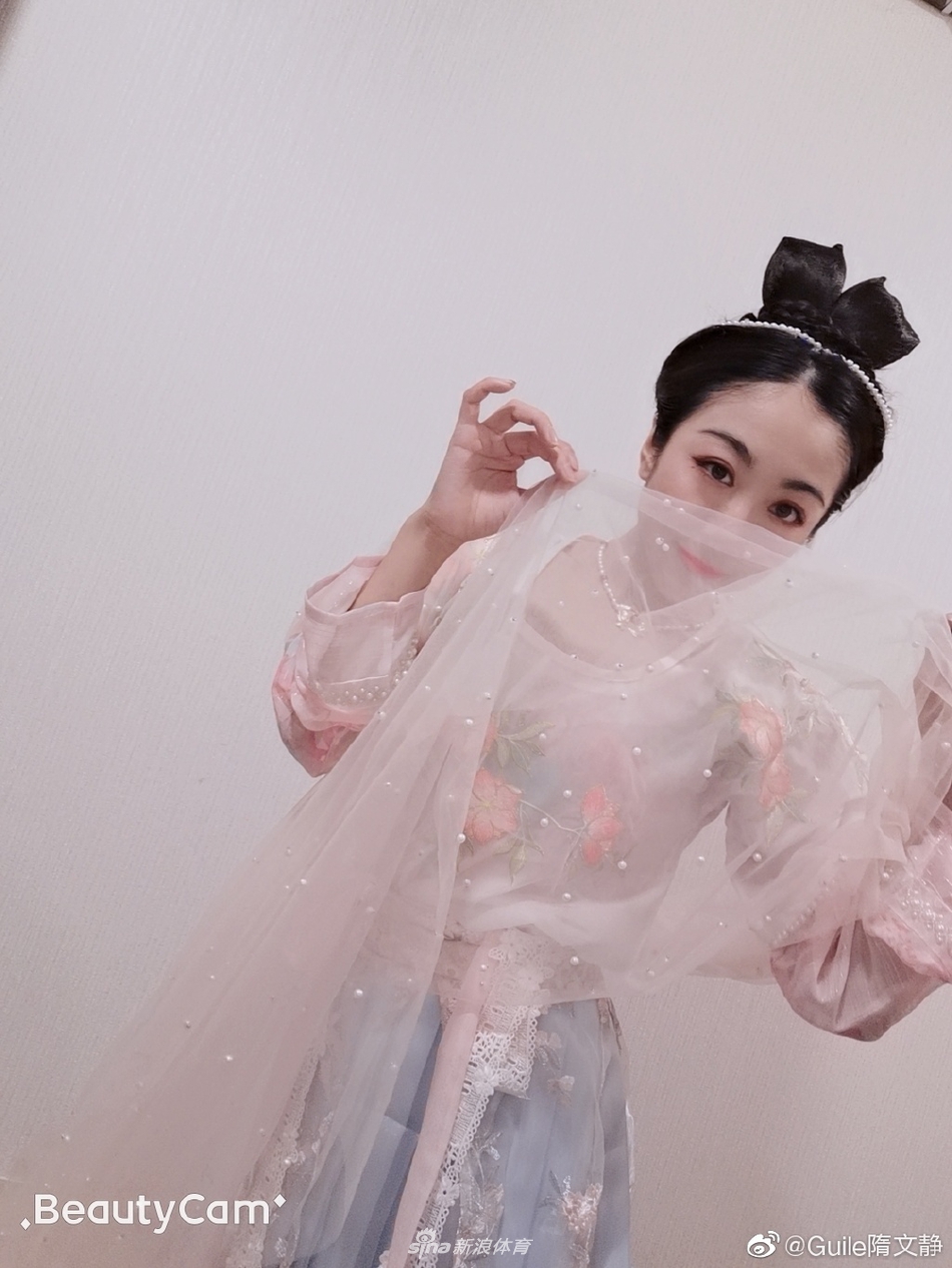 隋文静汉服自拍如仙女
