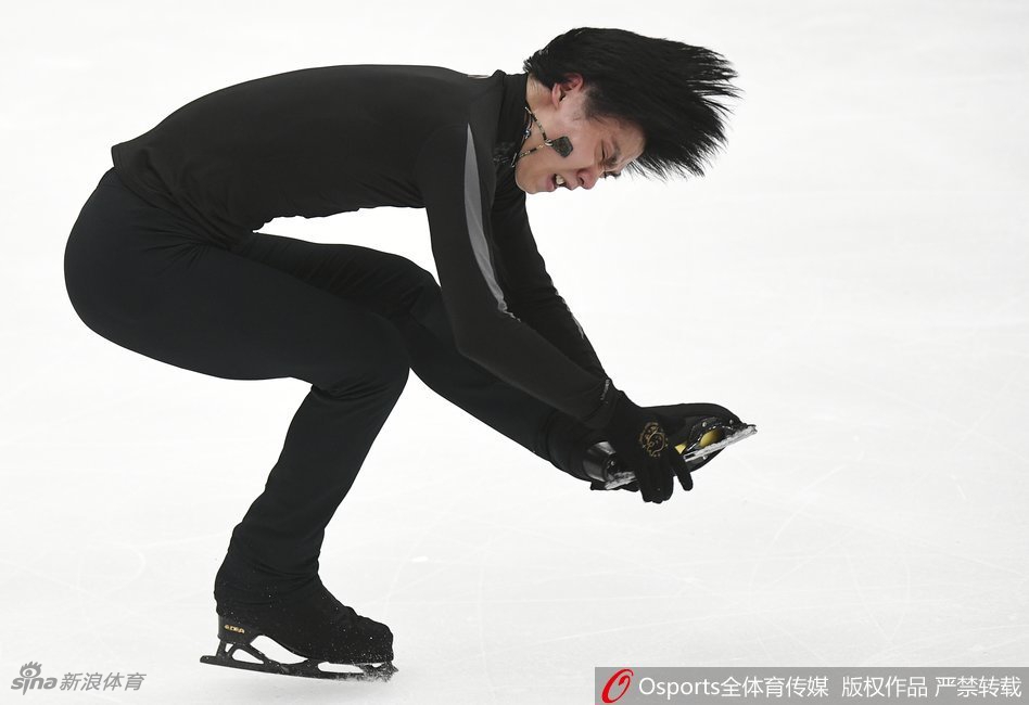 羽生结弦备战花滑大奖赛俄罗斯站