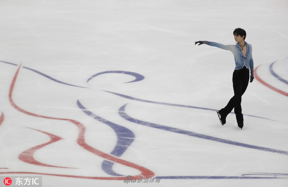 花滑大奖赛羽生结弦短节目再创新高