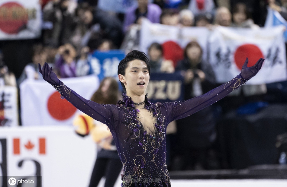 花滑大奖赛加拿大站羽生结弦夺冠