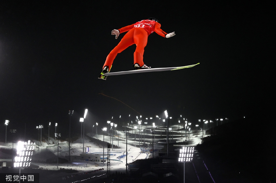 跳台滑雪运动员训练备战