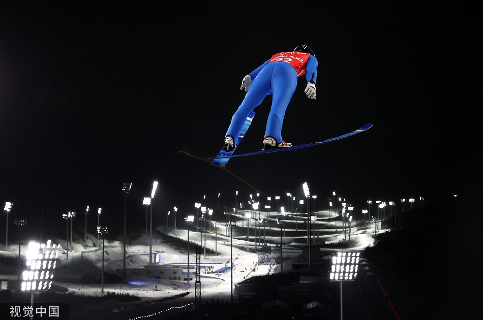 跳台滑雪运动员训练备战