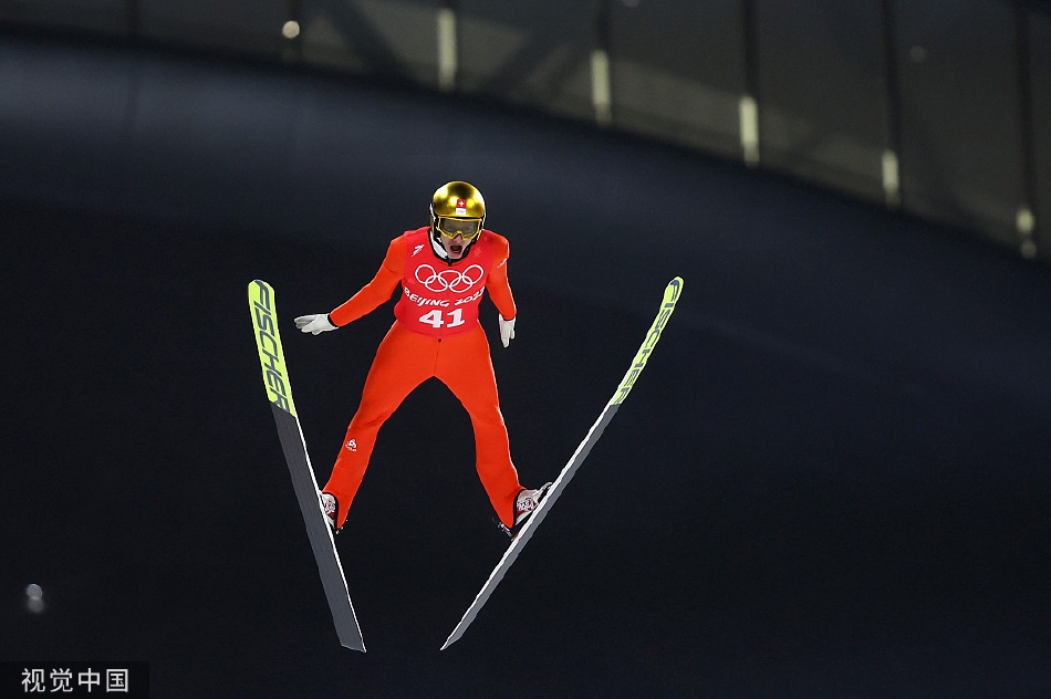 跳台滑雪运动员训练备战