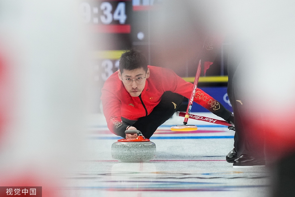 冬奥会冰壶混双中国7-6瑞士