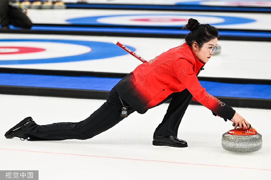 冬奥会冰壶混双中国7-6瑞士