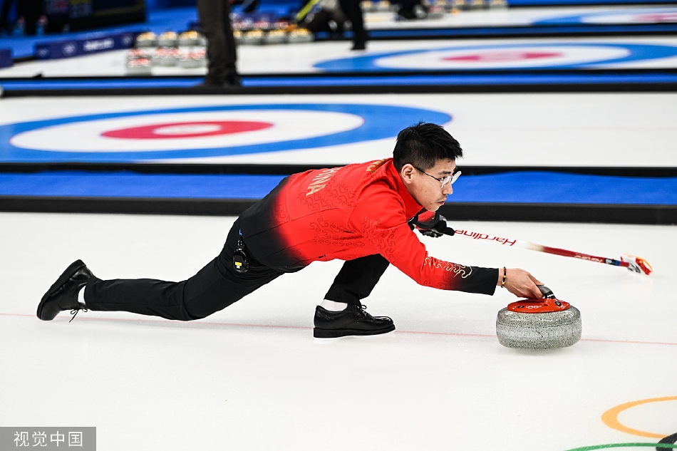 冬奥会冰壶混双中国7-6瑞士