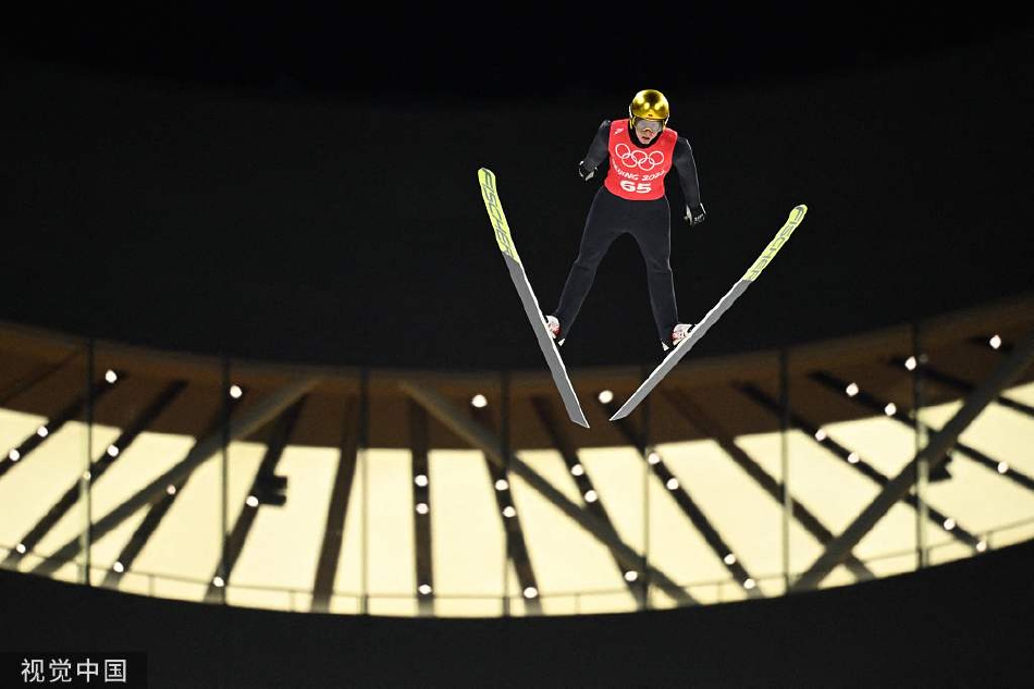 跳台滑雪运动员训练备战