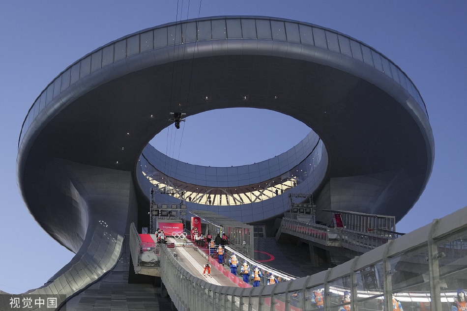 跳台滑雪运动员训练备战