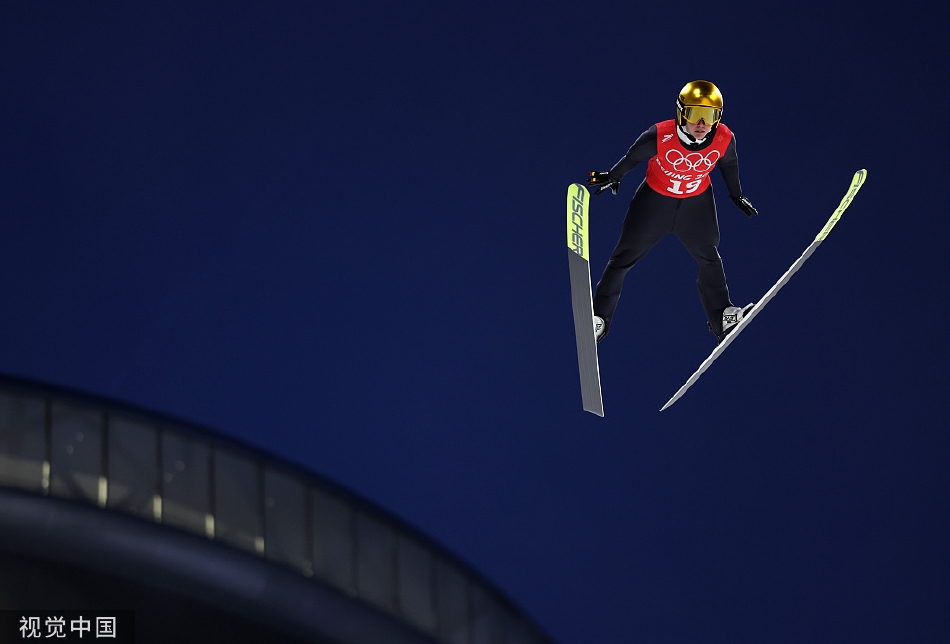 跳台滑雪运动员训练备战