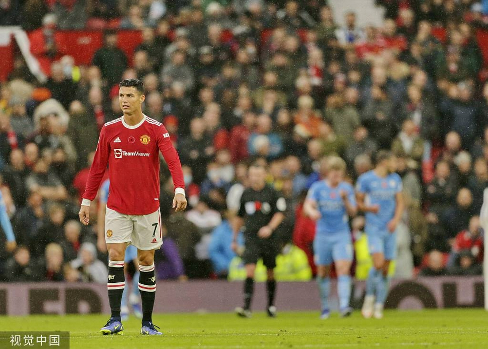 [英超]曼联0-2曼城