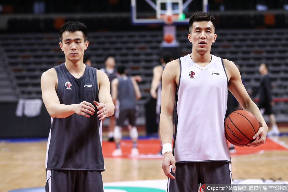 辽宁男篮备战训练