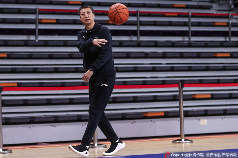 辽宁男篮备战训练