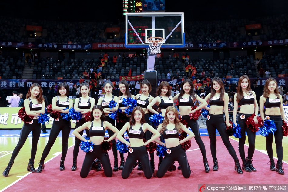 篮球宝贝热舞助威京深大战