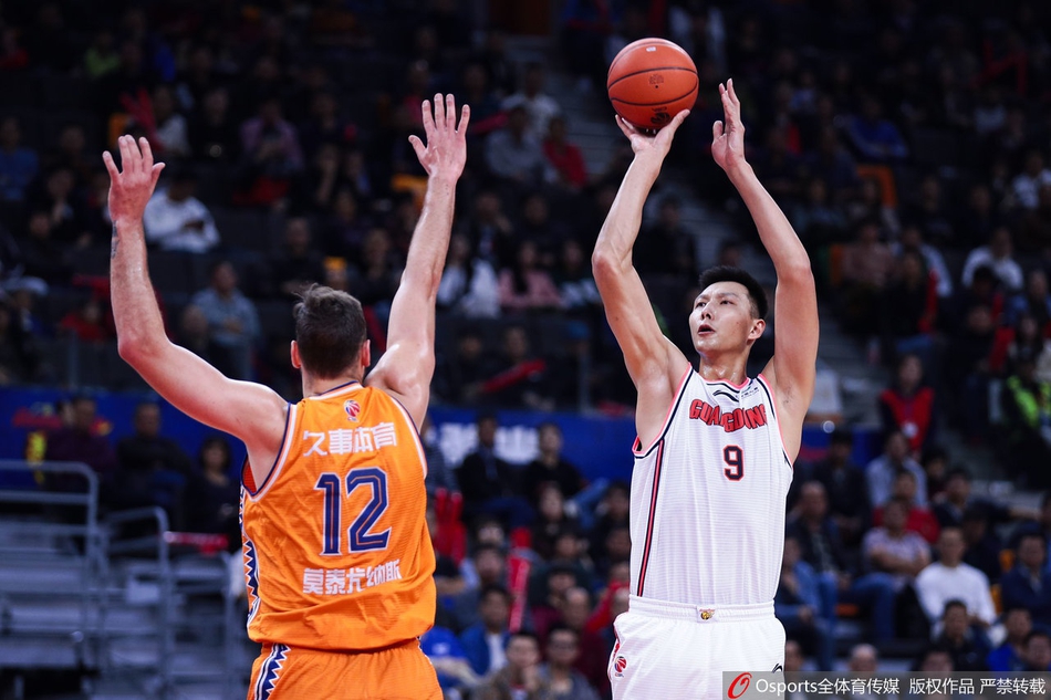 CBA第21轮:广东VS上海