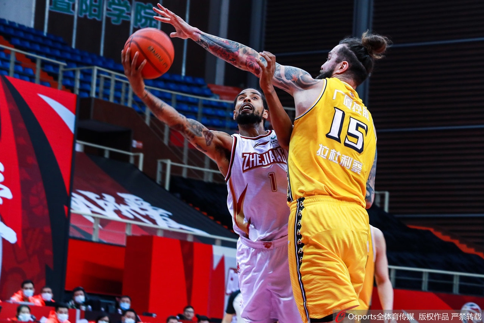 CBA第17轮：浙江125-100广厦