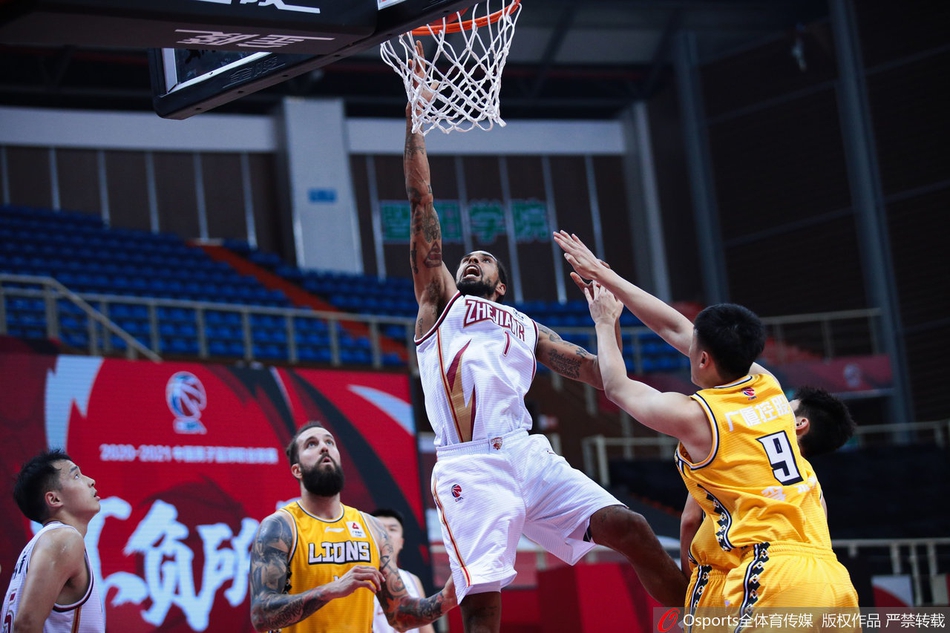 CBA第17轮：浙江125-100广厦
