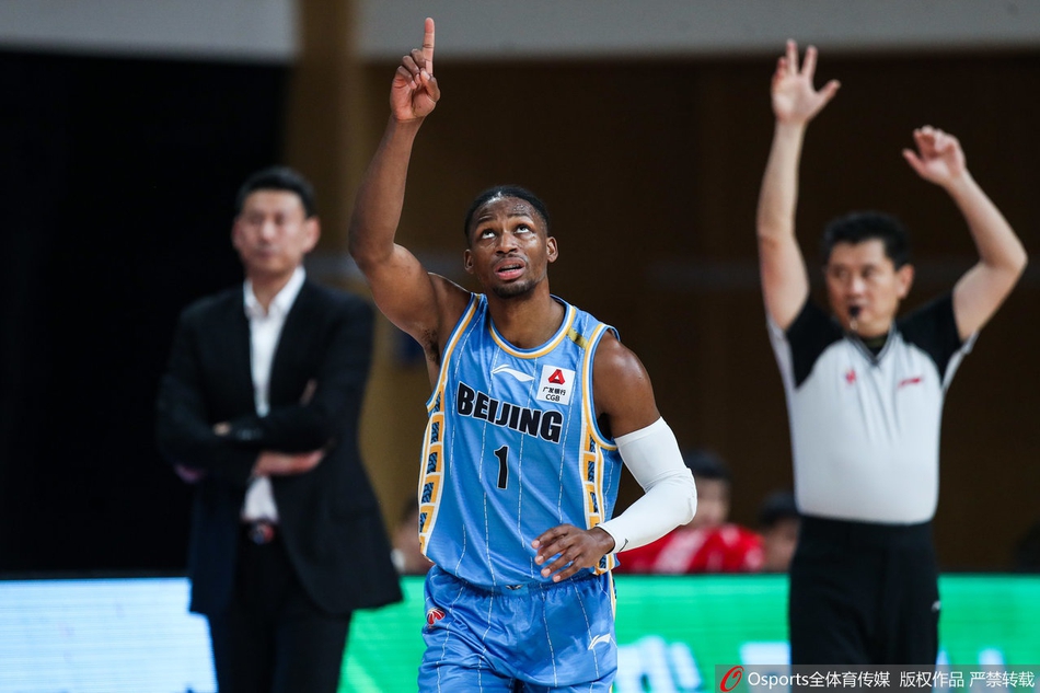 CBA第23轮：肯帝亚95-100北京