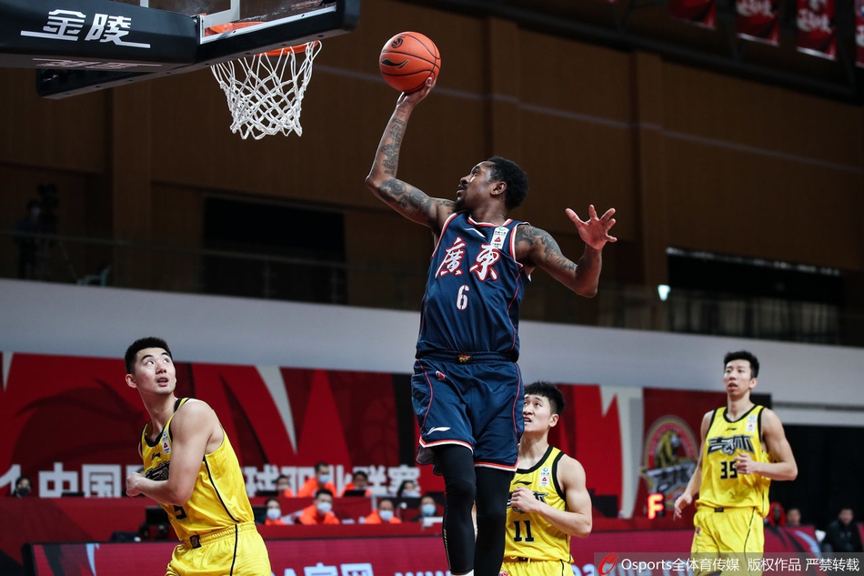 CBA第32轮:吉林106-111广东