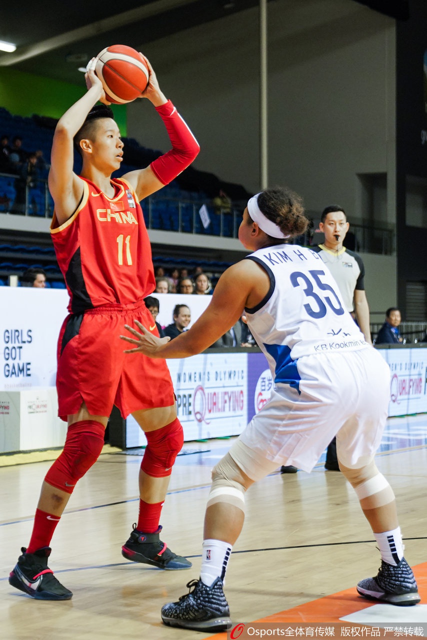 奥预赛:中国女篮负韩国