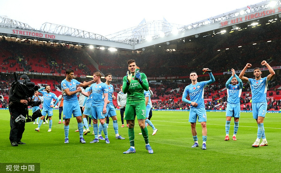 [英超]曼联0-2曼城