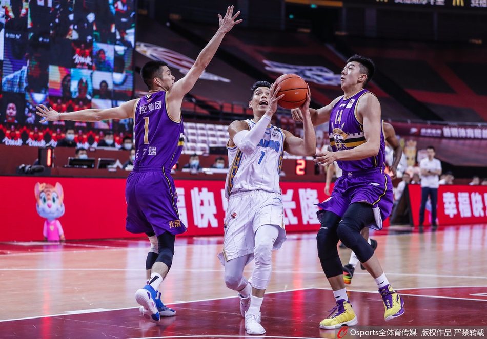 CBA复赛：北京102-86北控