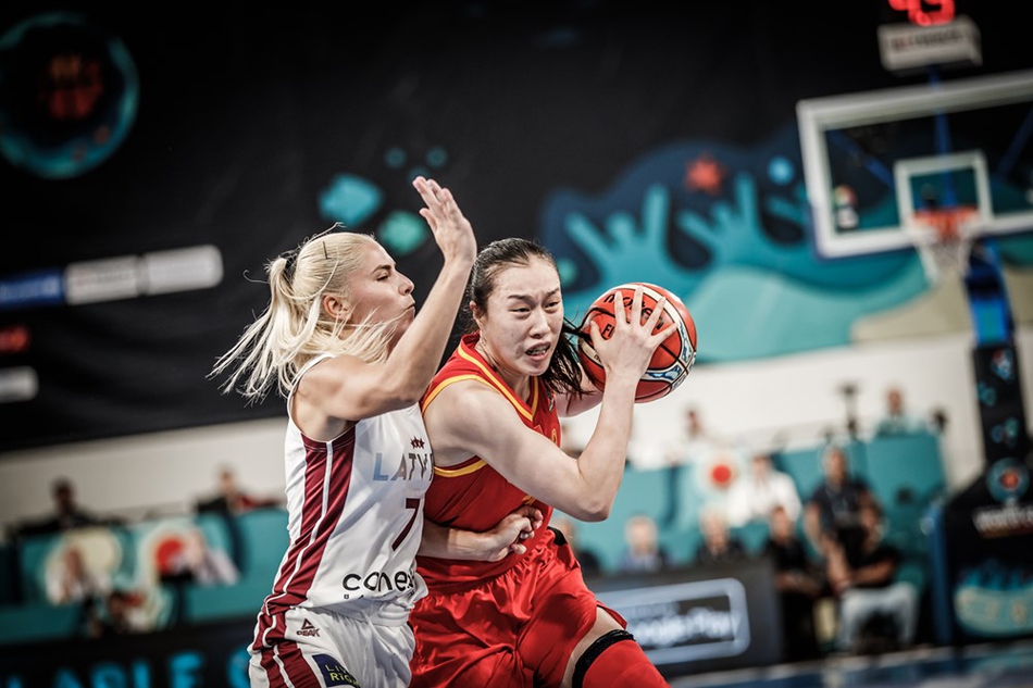 女篮世界杯中国64-61拉脱维亚