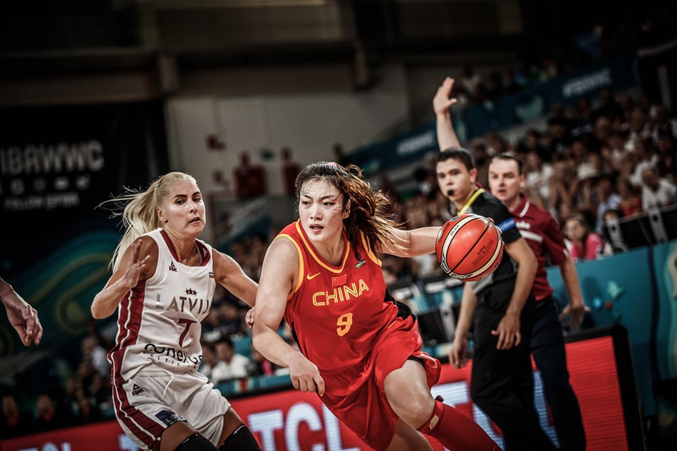 女篮世界杯中国64-61拉脱维亚