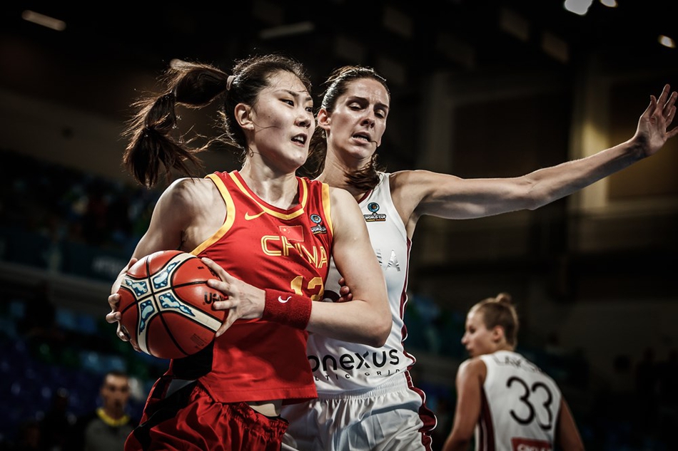 女篮世界杯中国64-61拉脱维亚